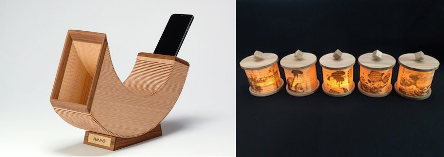 Tsuneyoshi's unique wood products