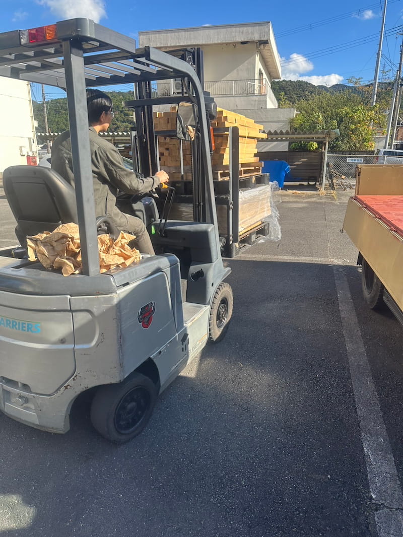 フォークリフトの運転